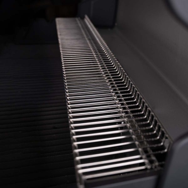 Santos Gasgrill S-318 Seiten- & Heckbrenner, All Black inkl. Drehspieß, Rostheber & Silikonablage – Bild 7