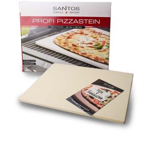 SANTOS Pizzastein für Backofen & Grill, Eckig, 45 x 35 cm
