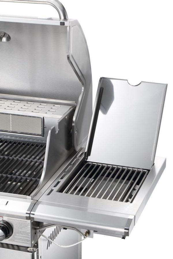 SANTOS Gasgrill E-518 (Eden), mit Seiten- & Heckbrenner – Bild 4