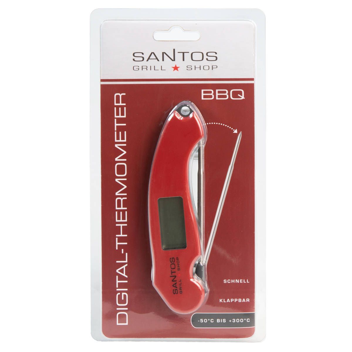 SANTOS BBQ Thermometer klappbar, Digital-Grillthermometer – Bild 3