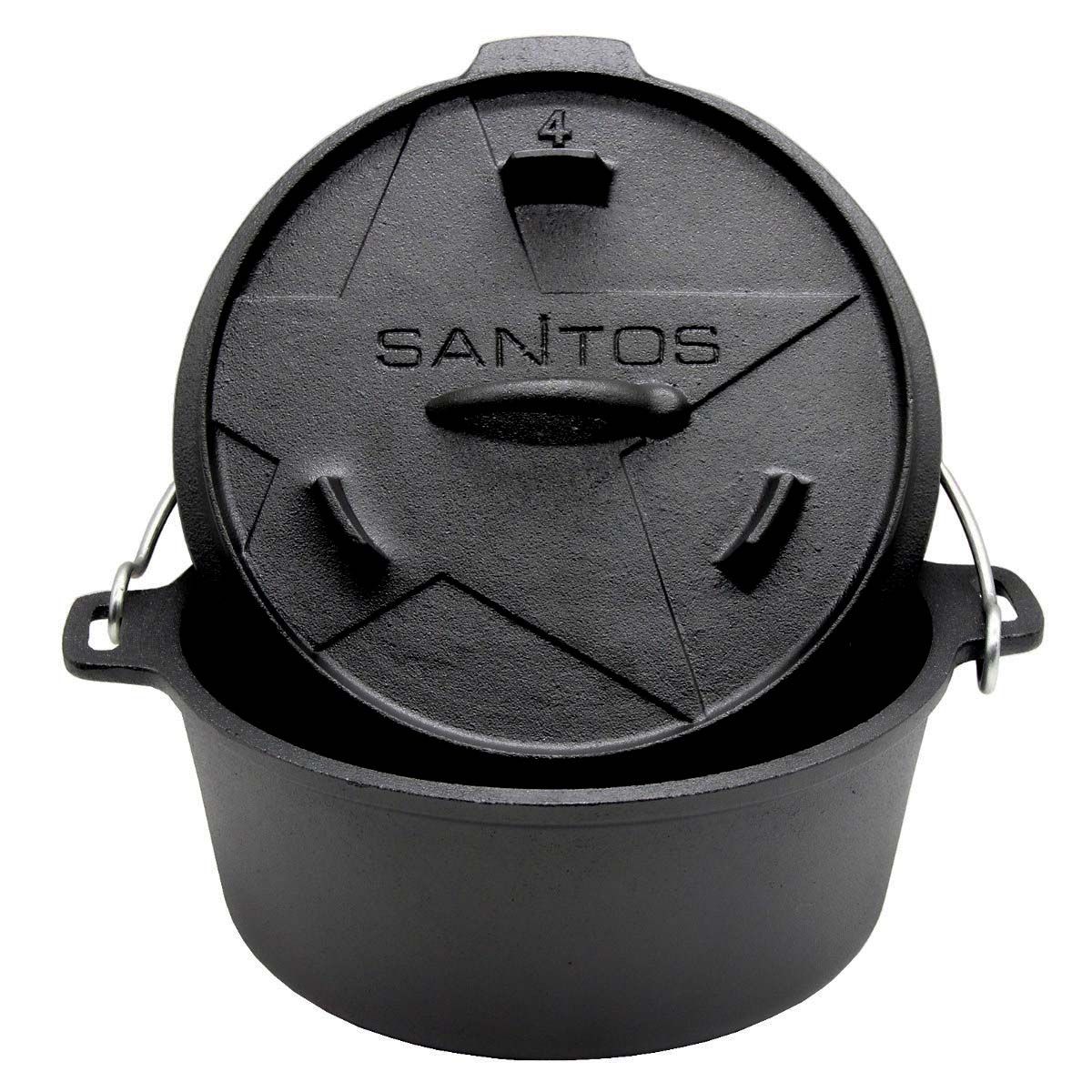 SANTOS Dutch Oven 4,5qt ohne Füße – Bild 2