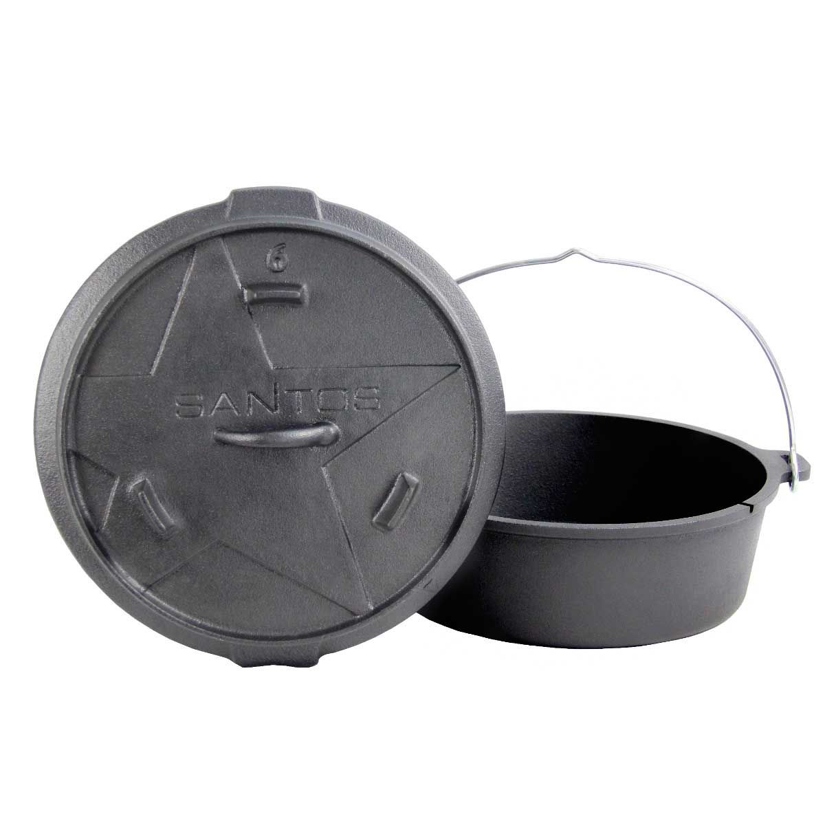 SANTOS Dutch Oven 6qt ohne Füße – Bild 3