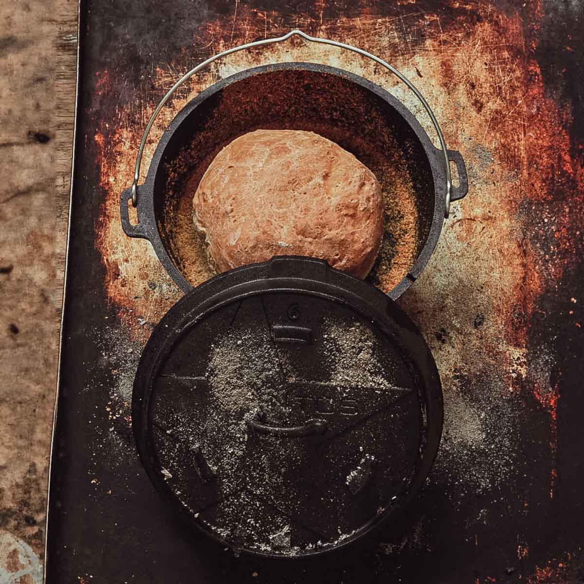 SANTOS Dutch Oven 6qt ohne Füße – Bild 6