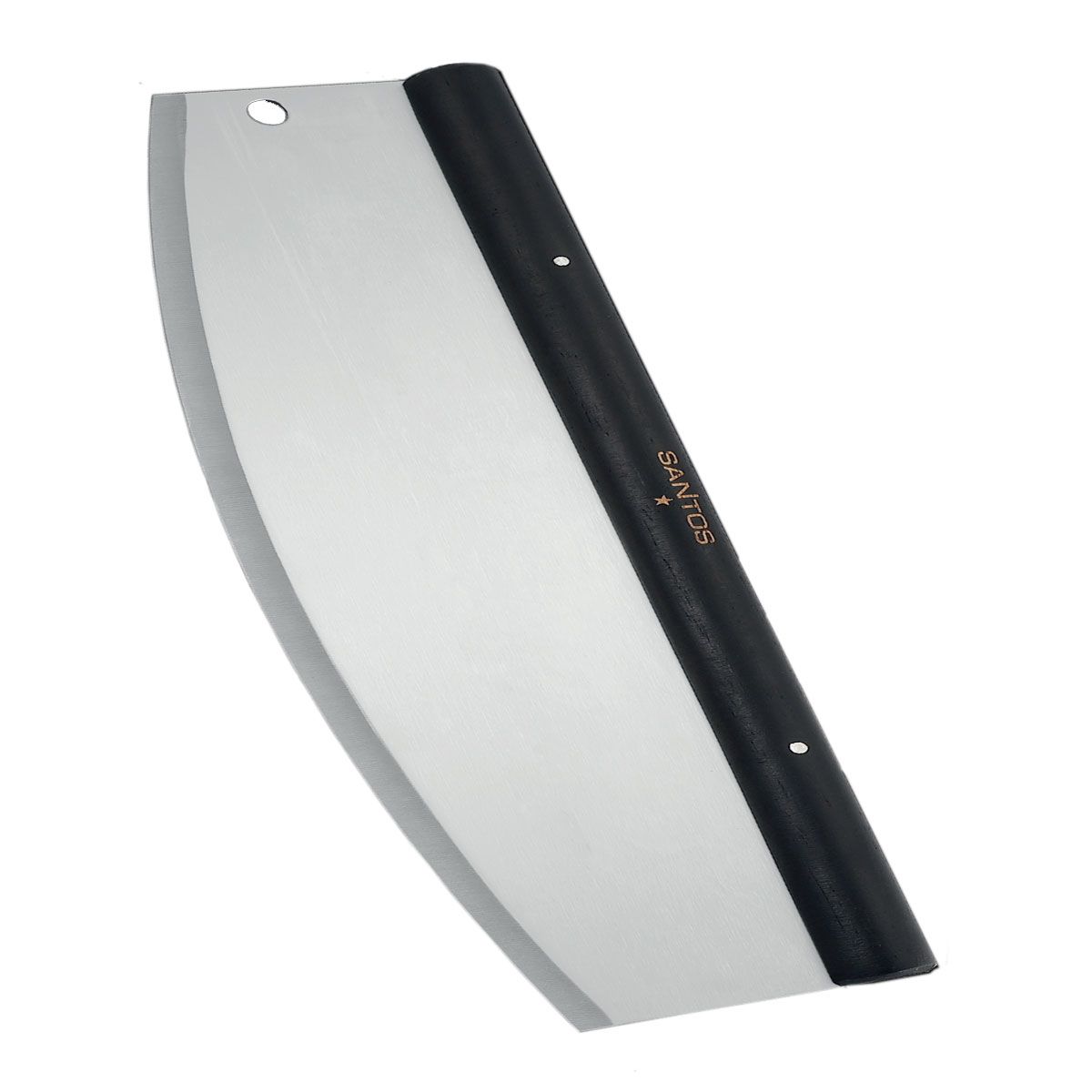 SANTOS Pizza Wiegemesser, Edelstahl, 35 cm – Bild 2